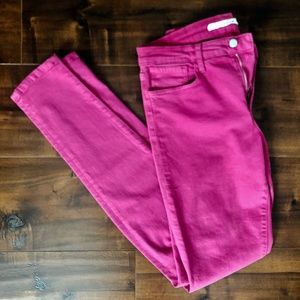 Joe's Jeans Skinny Ankle Pink Sz 30